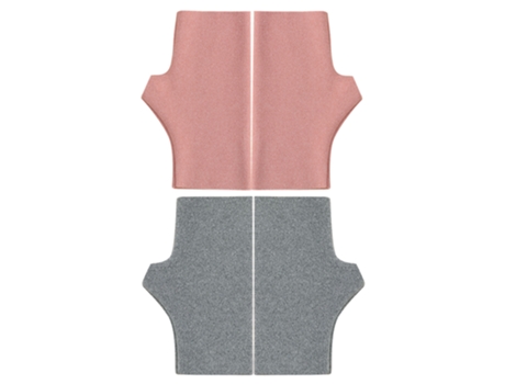 Pares De Guantes Medio Dedo-Dy30 Polvo Pomelo Dy30 Gris Luna (Terciopelo Extendido Y Grueso) 2 Pares De Guantes Medio Dedo-Dy30 Polvo Pomelo Dy30 G...