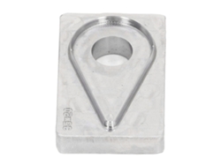 Molde de corte de gota de agua de acero de aleación para cuero, tachuelas de cuero, moldes de perforación, manualidades de bricolaje, joyería