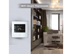 Termostato Inteligente Programable Wifi Con Control Por Voz/aplicación Alexa Para Calefacción Eléctrica Por Suelo Radiante De 16 A.