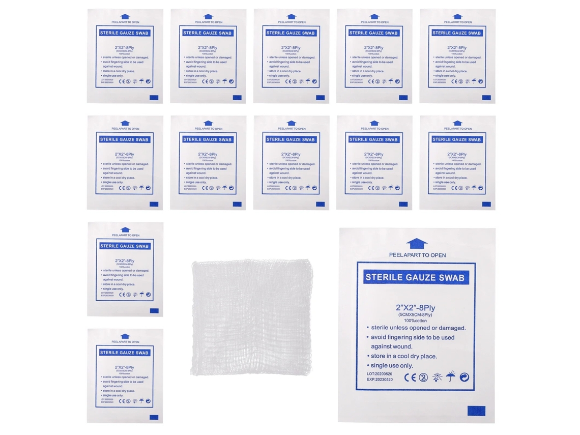 30 Gasas Desechables - Gasas De 5 X 5 Cm - 8 Piezas, 1 Pieza