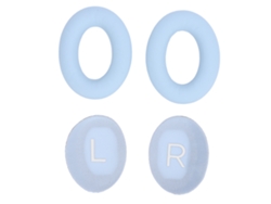 Almohadillas Para Auriculares Supraaurales Qc45 Qc Se, De Piel Proteínica, Color Azul Claro.