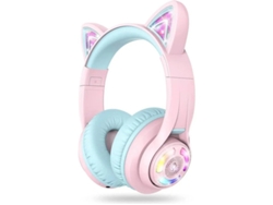 Auriculares On Ear Microauriculares Noise Yizhood Bluetooth Rosa