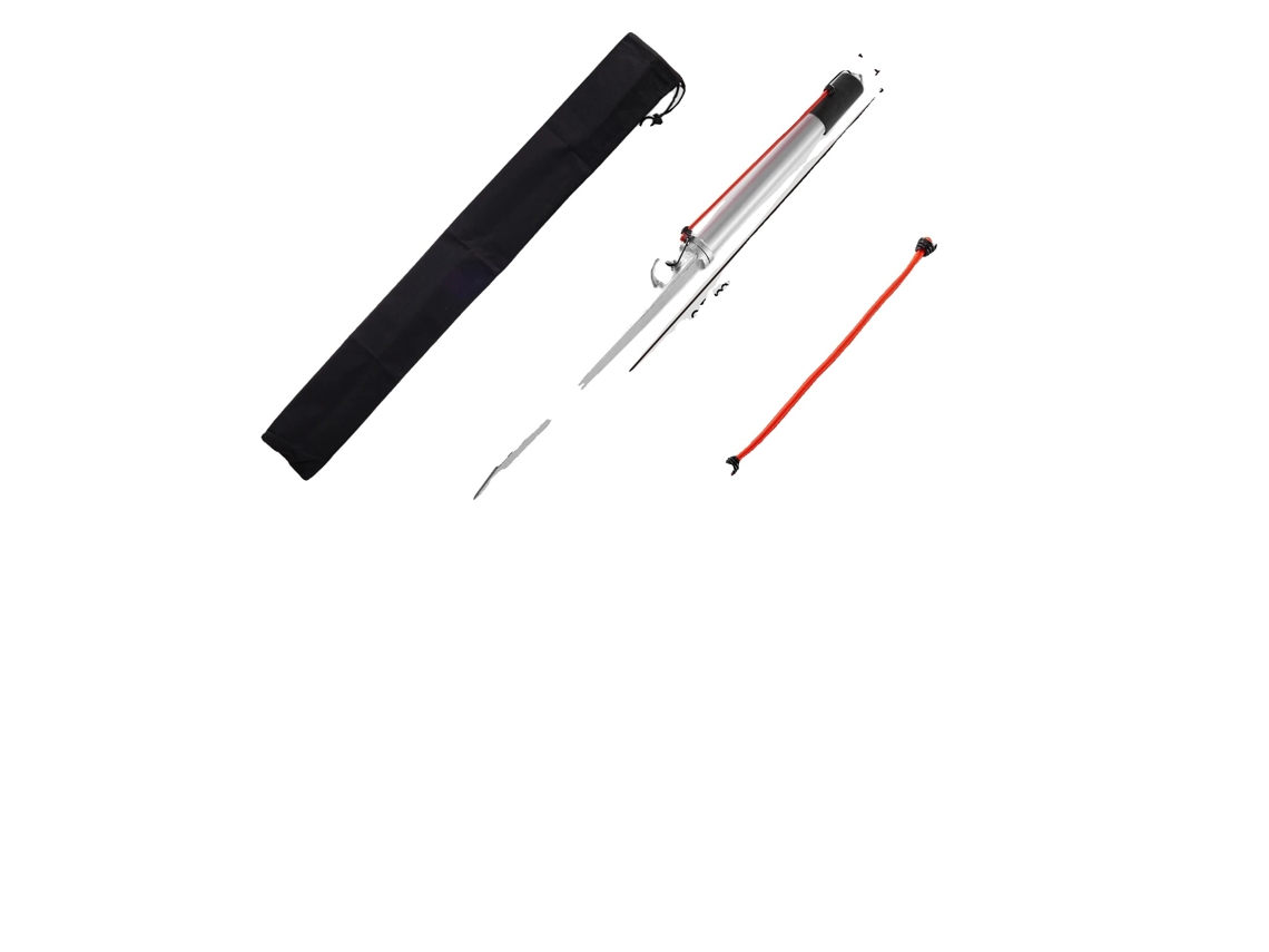 Ancla de acero inoxidable resistente, diseñada para embarcaciones, 36 pulgadas.