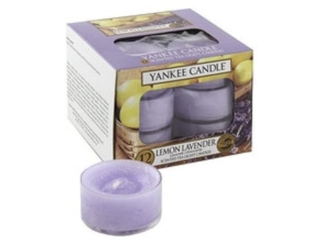 YANKEE CANDLE - Lemon Lavender (lemon with lavender) - Aromatic tea candles (12 pcs) 9.8g
