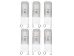 2026-6 Piezas Bombillas Led G9 Cerámica 2w 200lm Base G9 Para Lámpara Pared Candelabro Reemplazo Equivalente 20w Halógeno 220v