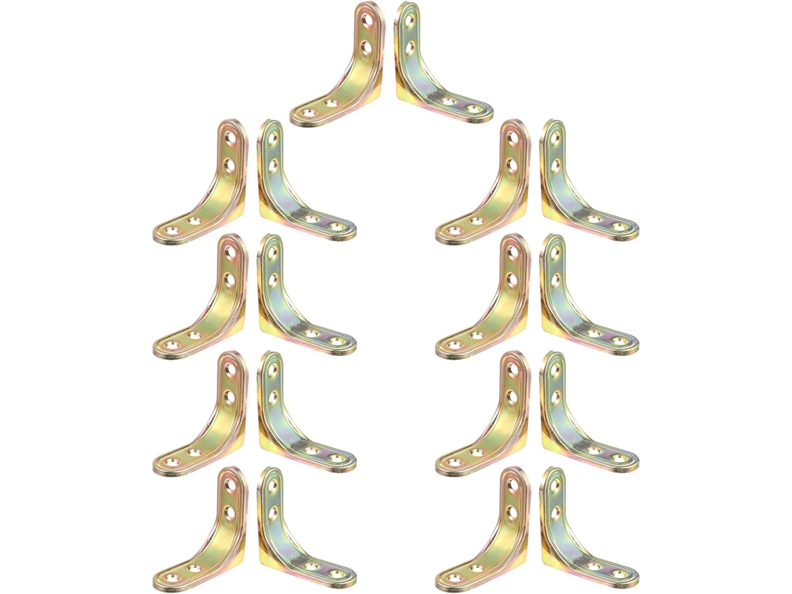 20 Soportes De Fijación De Metal, Soportes Para Estantes De Pared Para