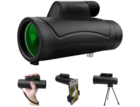 Telescopio digital infrarrojo recargable 5X40 de visión nocturna monocular de 32G para adultos Grabación de fotos/vídeo 1, pantalla LCD - Verde YIZ...