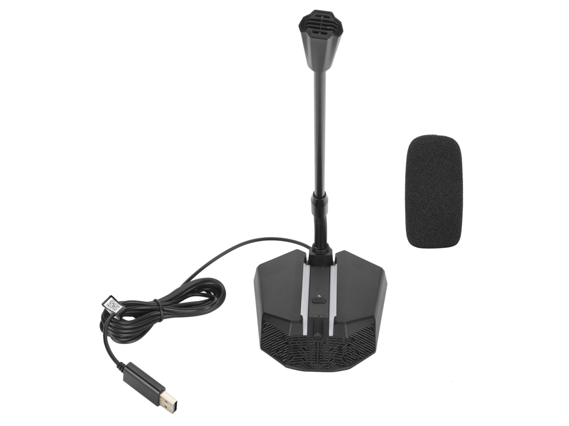 Microfone De Computador (luz Rgb, Flexível)