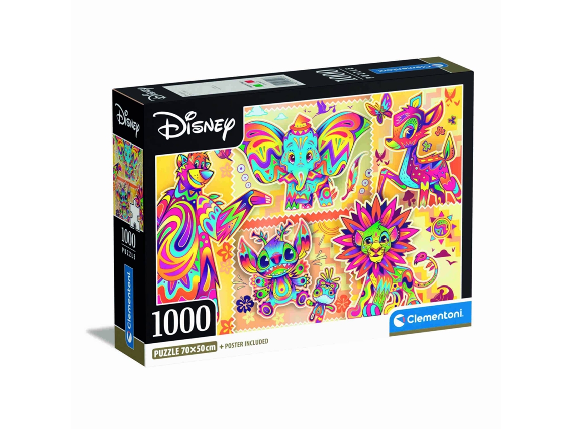 Rompecabezas clásico de Disney Clementon de 1000 piezas Clementoni