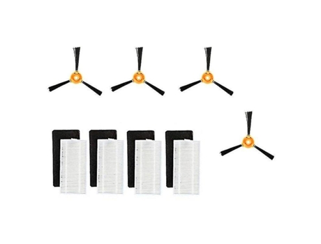 Accesorio Aspiradoras Compatibilidad universal Ajuste ECOVACS N79 N79S 500 605 Filtros de robot Cepillos laterales