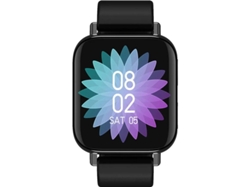 Reloj inteligente unisex M96 con Bluetooth y pantalla táctil, monitor de ritmo cardíaco y presión arterial, Bestvite (negro)