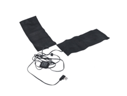 Chaqueta Eléctrica Calefactable 2 En 1 De 5 V Y 2 A Con Panel Calefactor Y Temperatura Ajustable Para Invierno.