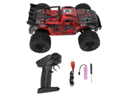 Rebe - Carro de Controle Remoto Off Road Elétrico 2.4g com Drift e Escalada para Crianças e Meninos - Vermelho