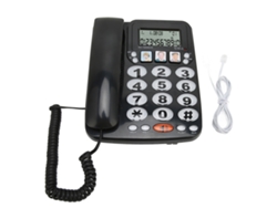 Teléfono fijo con identificador de llamadas y tono de llamada ajustable