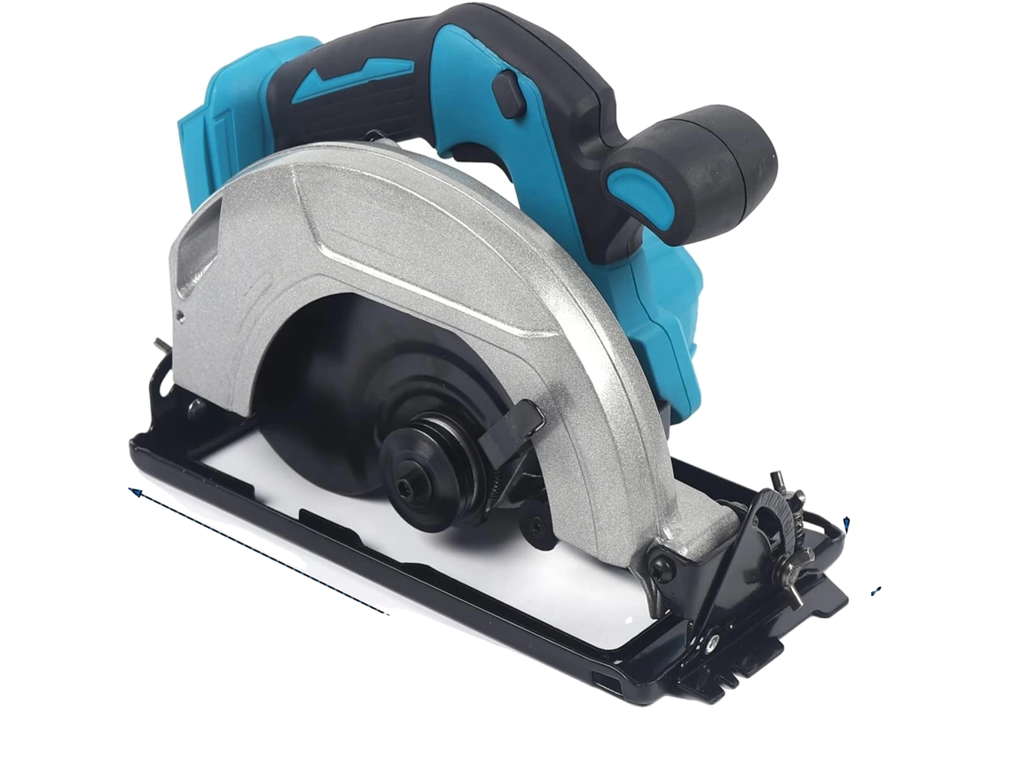 Sierra circular, velocidad de ralentí de 4500 RPM, diseño liviano, color azul OEM