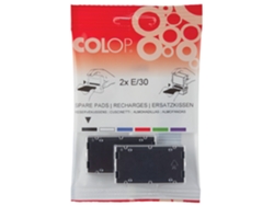 Bloco de Sello de Sustitución COLOP E/15 Azul Doble Embalaje