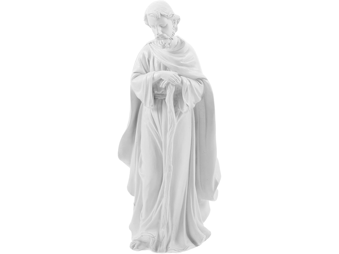 Estatua de Jesús de resina europea, figura religiosa, decoración navideña cristiana, adorno sagrado, regalo de bautismo, GOKOCO