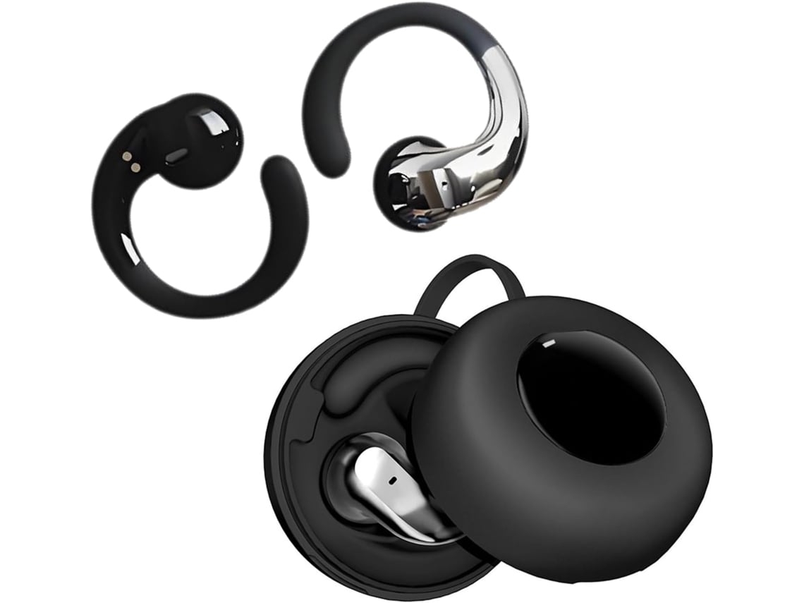 Auriculares Earhook Tws para Apple YEMAESRE Bluetooth Negro