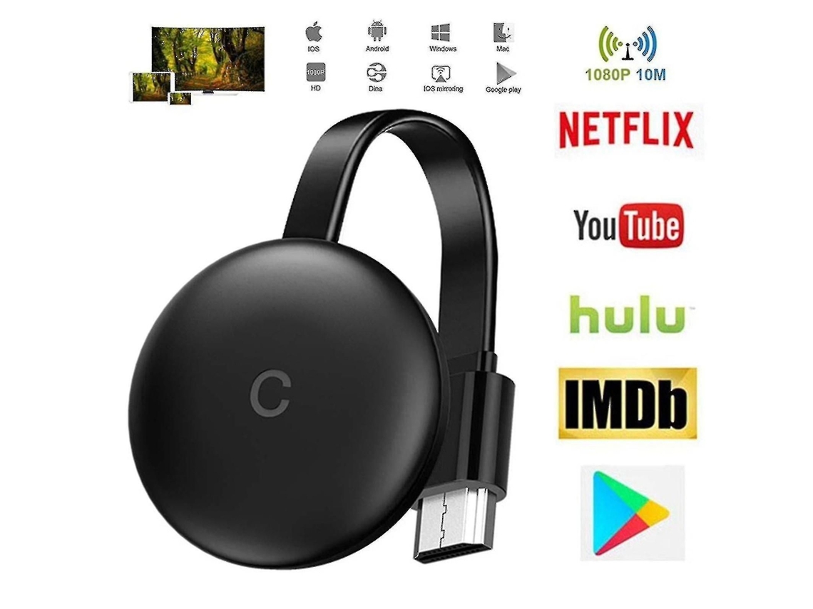 Chromecast Ultra Hd 1080p Hdr Wifi Para Transmisión De Contenido Multimedia, Reproductor Hdmi Para Tv ---wgthhk-288