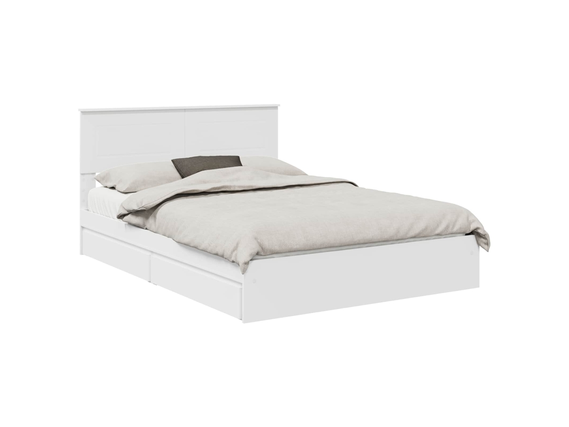 Maison Exclusive - Cama Con Almacenamiento 160 X 200 Cm Madera De Ingeniería