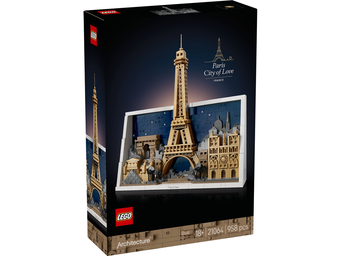 Lego® 21064 Architecture París Ciudad Del Amor – Maqueta 3d Miniatura Con Torre Eiffel Y Notre Dame