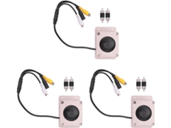 Cámara Con 3 Micrófonos Y Altavoces Para Exteriores, Resistente Al Agua Y Con Certificación Ip.