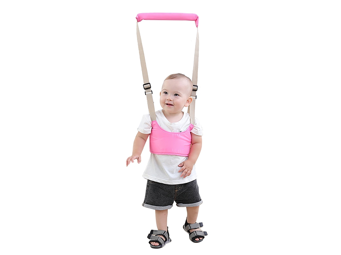 Arnés De Andar Para Bebé Ajustable Y Transpirable, Ayuda Segura Para Aprender A Caminar, Rosa