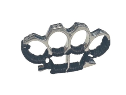 Herramienta Portátil De Autodefensa De Cuatro Dedos Con Estuche De Liberación Rápida En Aleación De Zinc.