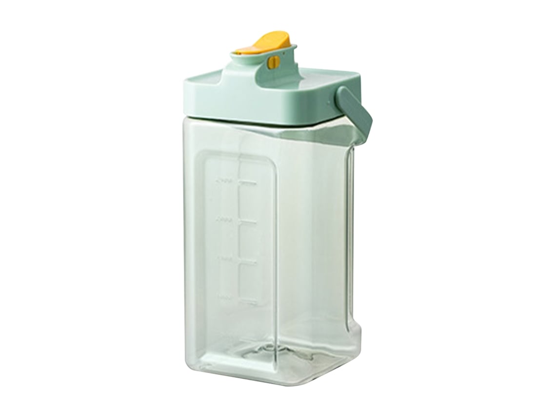 Dispenser De Bebidas Portátil 3.5l Com Torneira Fridge Cold Kettle Leak Proof Para Casa Ao Ar Livre Verde Claro