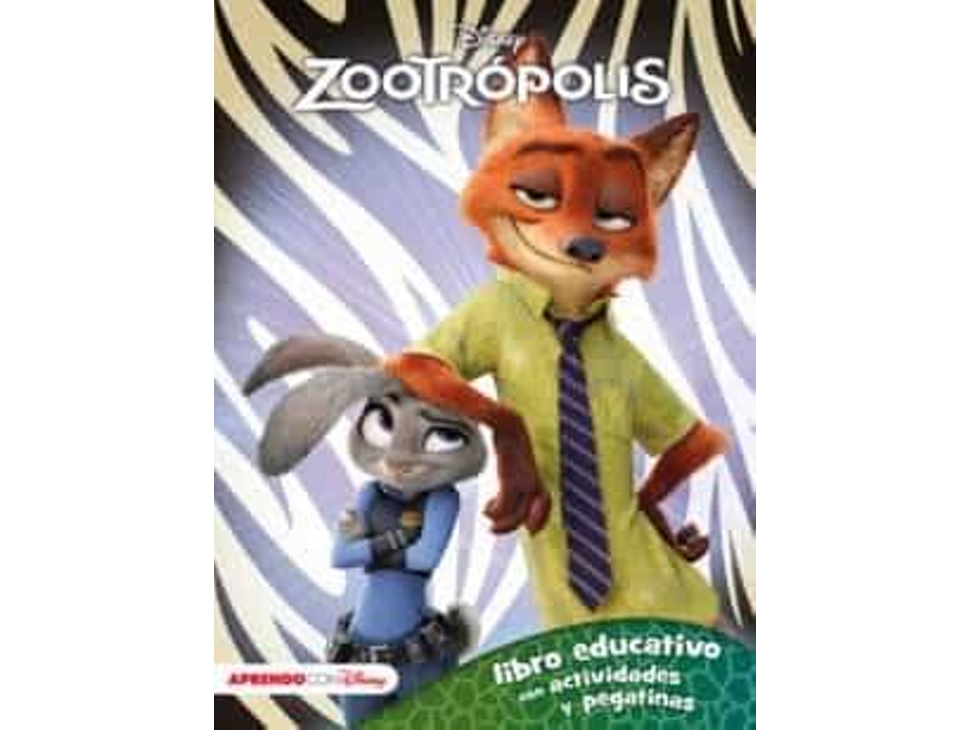 Libro Educativo Con actividades y pegatinas disney. tapa blanda zootropolis de varios autores año 2016