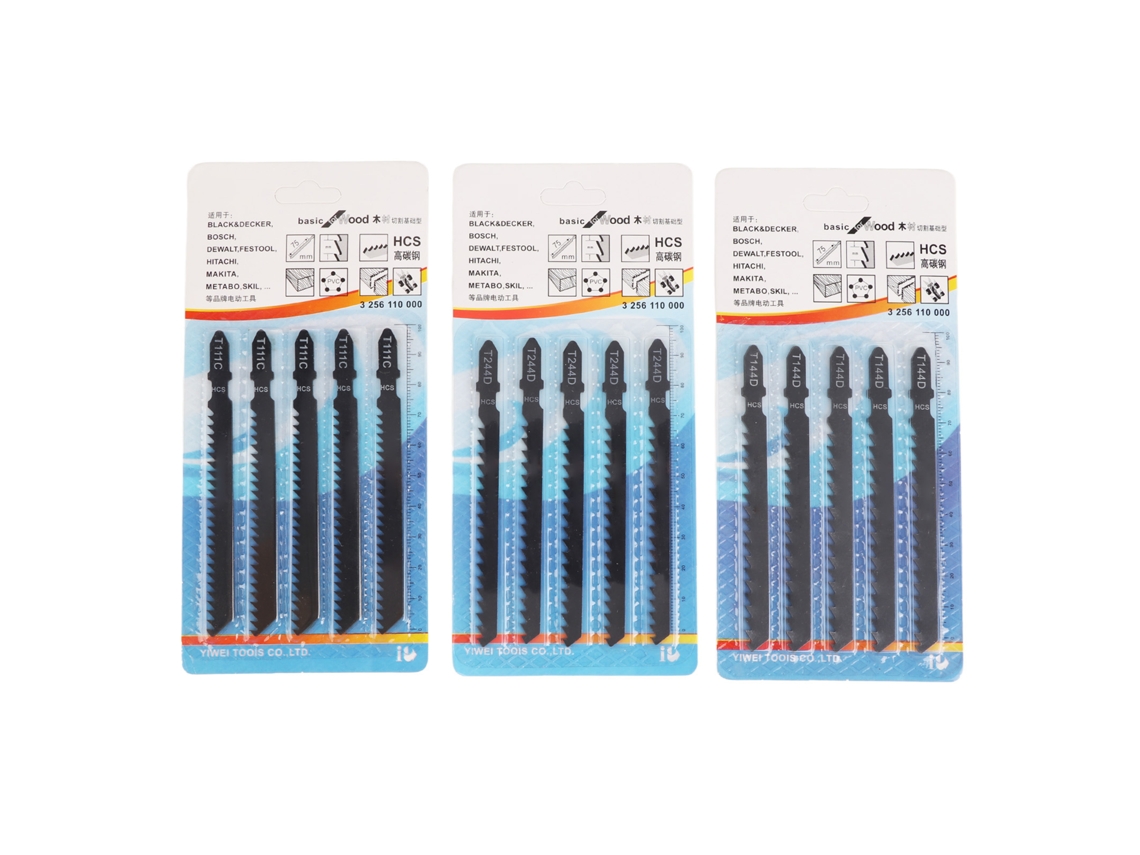 15 Hojas De Sierra Recíproca De Acero De Alto Carbono Para Podar Madera De Jardín T144d T244d T111c
