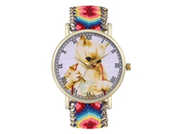 Reloj De Pulsera Unisex Con Correa De Alambre Trenzado, Reloj De Cuarzo De Estilo Moderno De Zhoulianfa.