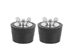 2pcs Tapón De Goma Expandible 1.5 Pulgadas Para Invernar Piscina Spa Tuberías Accesorios De Invernadero