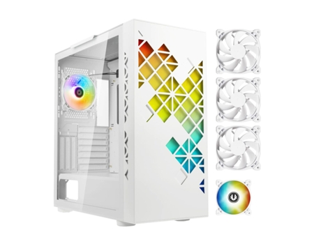 Caja PC BITFENIX Atx Bitfenix Tracery A-Rgb Blanco