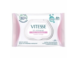 Toallitas Desmaquillantes VITESSE Tri-Mineral Piel Sensible (25 unidades)