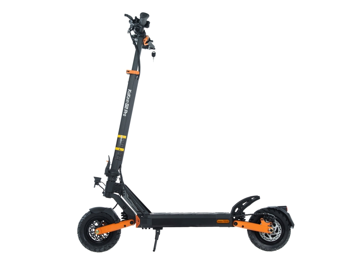 Patinete eléctrico plegable Kukirin G2 Pro VMP de 500 W, 48 V, 15,6 Ah y 9 pulgadas, color negro