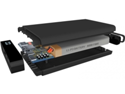 Power Bank CELLULARLINE Polímero de Litio Lipo 8000 mAh (Negro)