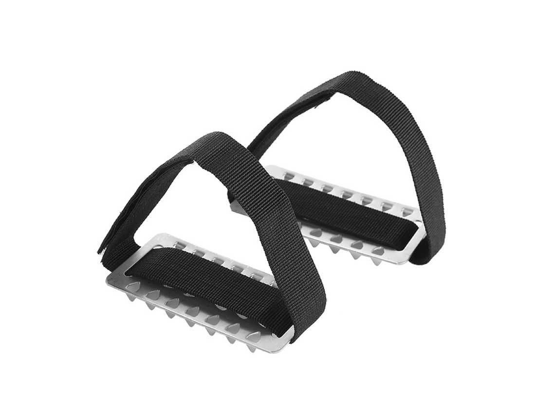 Protector De Calzado De Acero Inoxidable Con Garras Antideslizantes Para Nieve Y Hielo, Ajustable Para Montaña.