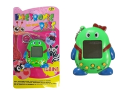 Huevo electrónico Tamagotchi de color verde con lazo B.active