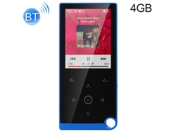 Reproductor de audio deportivo CSYY E05, MP4/MP3, 4 GB, Bluetooth (azul)