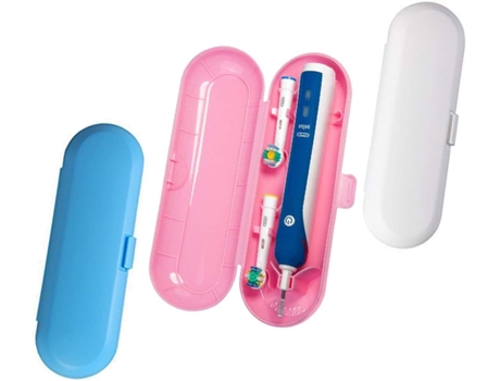 Funda protectora de viaje de 3 piezas para cepillos de dientes eléctricos y cabezal de cepillo de repuesto, estuche de viaje para cepillos de dient...