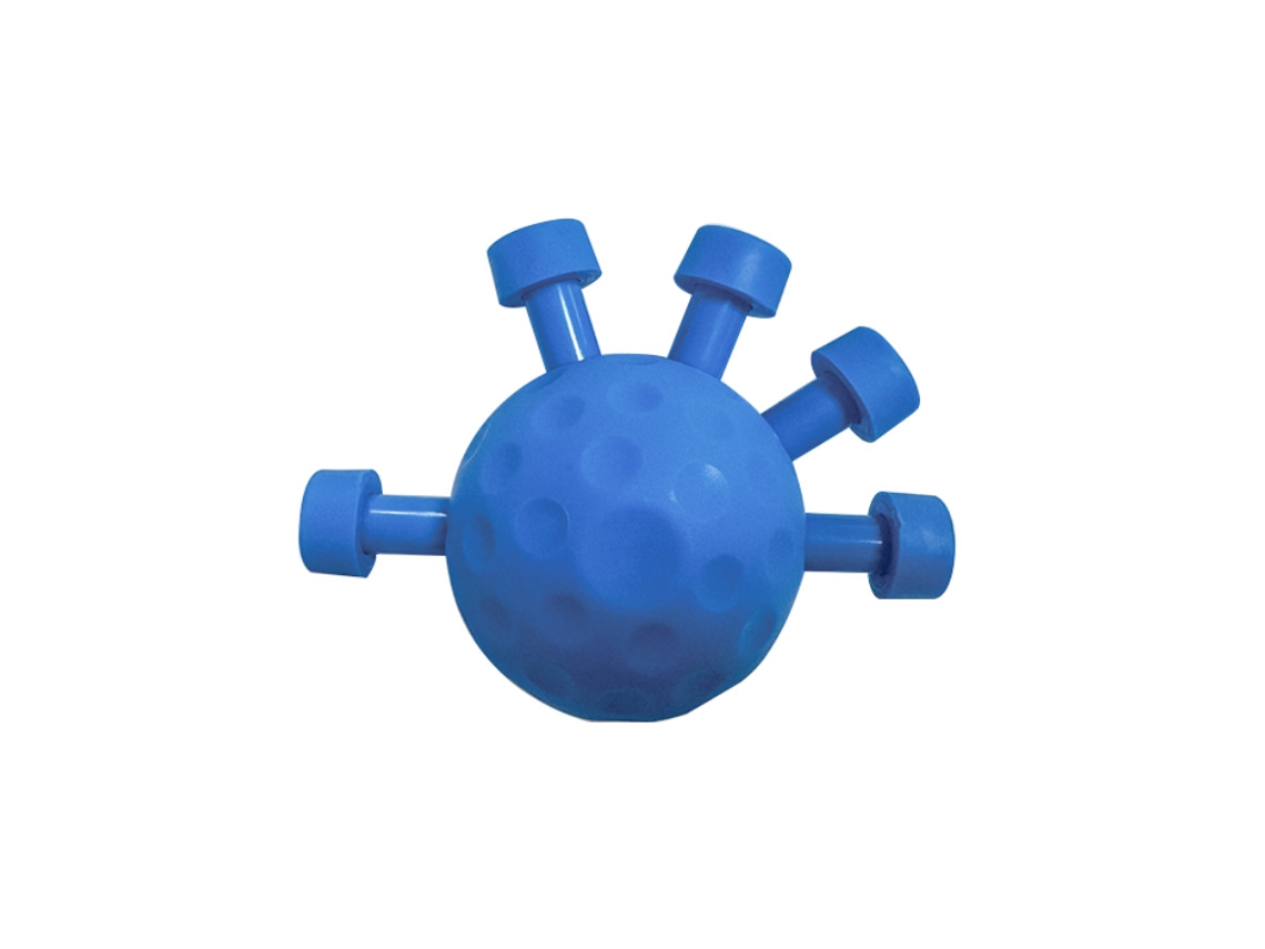 Fortalecedores de agarre Digitallab con superficie texturizada para el entrenamiento de los músculos de la mano (azul)
