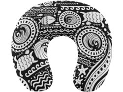 Almohada Viaje Tribal Forma Espuma Viscoelástica Viscoelástica Fácil Relajación Cómodos Familia.brfácil