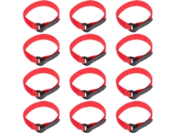 Paquete de 25 tiras de velcro autoadhesivas multifuncionales.