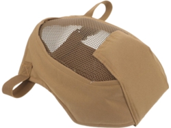 Protector Facial De Malla De Acero Completa, Color Barro, Resistente A Los Golpes, Para Juegos De Equipo De Tiro Con Arco.