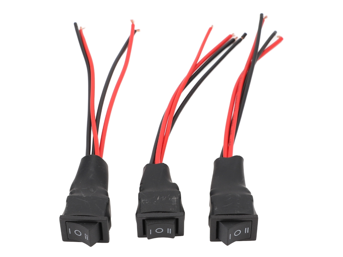 Interruptor Inversor Para Motor De Cc De 10 A, 3 Posiciones, Control De Polaridad, Cableado, 3 Unidades.