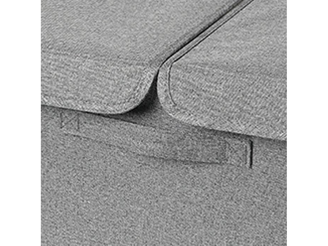 Caja de almacenamiento para ropa interior y calcetines, color gris oscuro