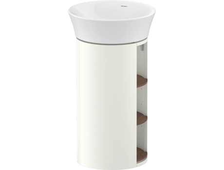 DURAVIT White Tulip, mueble de lavabo de pie, ancho 350 x fondo 410mm, con compartimento abierto, con tecnología tip-on, WT42390