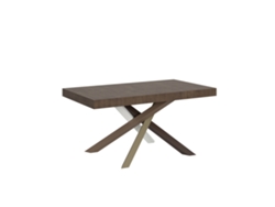 Mesa de Comedor ITAMOBY Volantis (90x160/420 - Paneles de Melamina - Nogal)