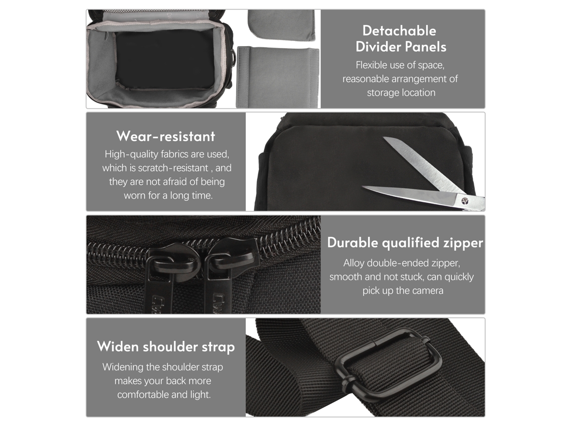 Bolsas para cámaras réflex digitales Canon: Mochilas pequeñas, bandoleras y fundas para cámaras réflex digitales